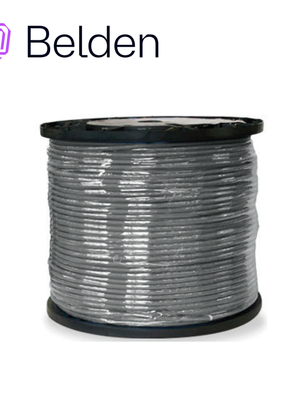 [CB05BBEL51] CABLE DE SEGURIDAD Y SONIDO BELDEN 5501FE 0081000 / INTERIOR / GRIS / 3 CONDUCTORES / 22 AWG / FORRO PVC / CMR / BLINDADO / BOBINA / 1,000 PIES 305 METROS
