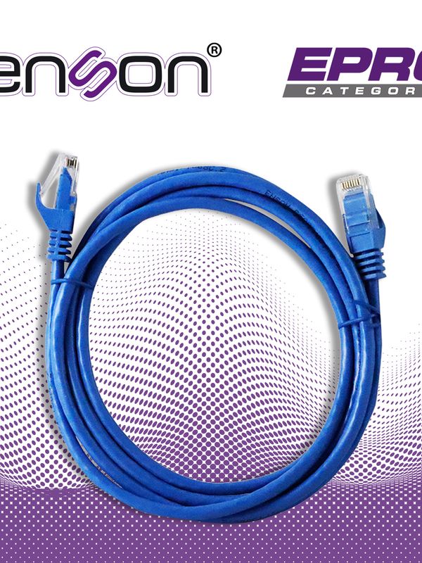 [P6A021L] Patchcord Utp Enson P6a021l Cat6a 210cm Azul Serie Epro 100-ii 100 Por Ciento Cobre Para Mejor Identificacion De Soluciones En Racks Y Gabinetes