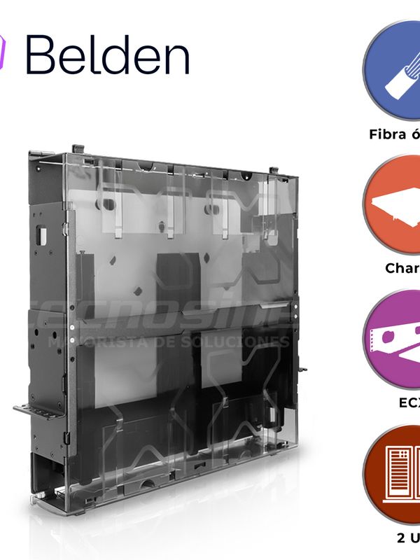 Panel De Conexion Belden Ecx-02u / 2ur / 4 Cassettes / 2 Frames