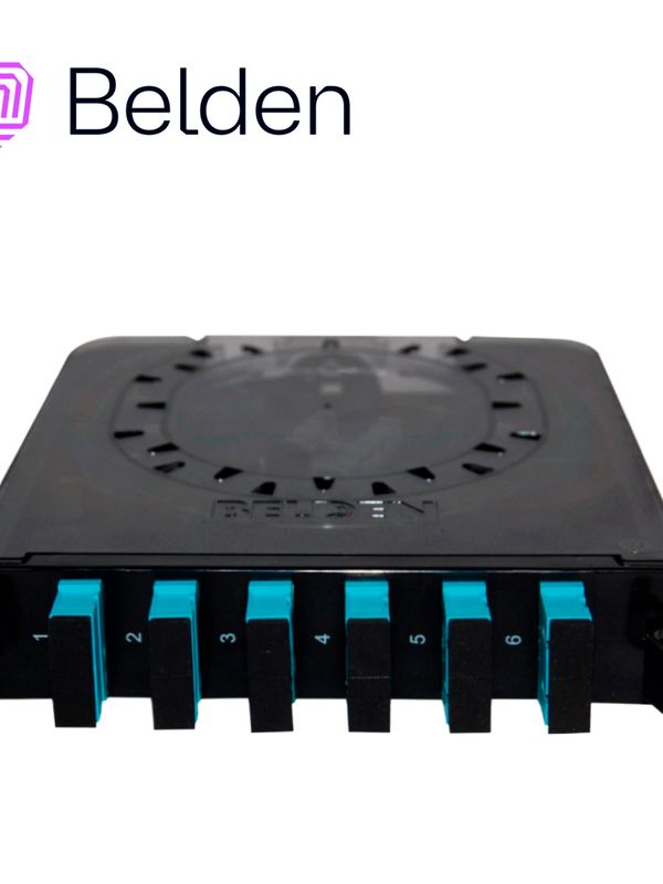 Cassete Belden Fc3x06sdfs 6 Adaptadores Sc 12 Hilos Multimodo Om3