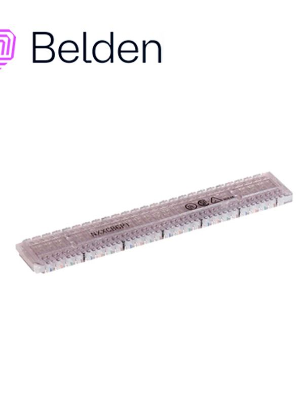 Conector Gigabix Belden Ax101447 Categoria 6 Blanco 6 Puertos