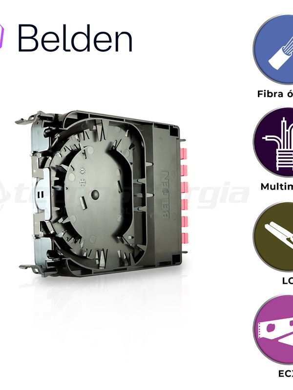 [FC4X12LDFS] Cassette Fx Ecx Belden Multimodo Fc4x12ldfs / Om4 / Erika Violeta / Lc Duplex / 12 Puertos