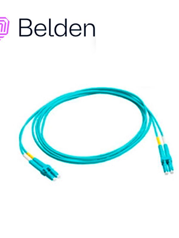 [CB09BBEL02] JUMPER DE FIBRA OPTICA BELDEN FP3SDSD003M FORRO PVC COLOR AQUA FLAMABILIDAD OFNR RISER TIPO DE FIBRA MULTIMODO OM3 50/125 MICRAS CONECTORES SC DUPLEX - SC DUPLEX LONGITUD 3 METROS APLICACIONES ADECUADAS ADECUADAS CENTROS DE DATOS SALAS DE EQUIPOS PRINCIPALES SALAS DE TELECOMUNICACIONES Y AREAS DE TRABAJO USO INTERIOR