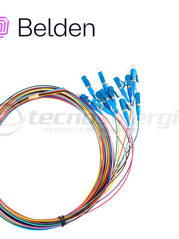 Kit Pigtail Fibra Belden Ftslc900pr12 Monomodo Lc Simplex Os2 Incluye 12pzas