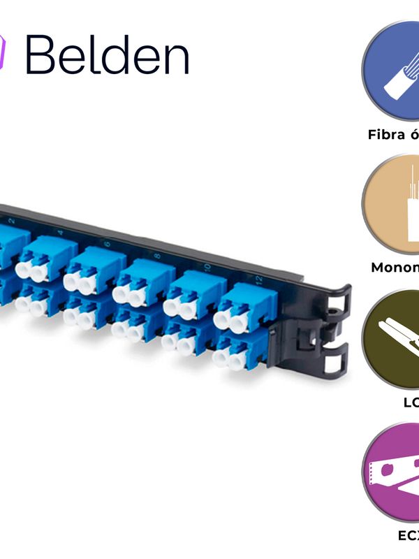 [FFSX06LD] Frame Fx Ecx Monomodo Belden Ffsx06ld / Os2 / Azul / Lc Duplex / 6 Puertos
