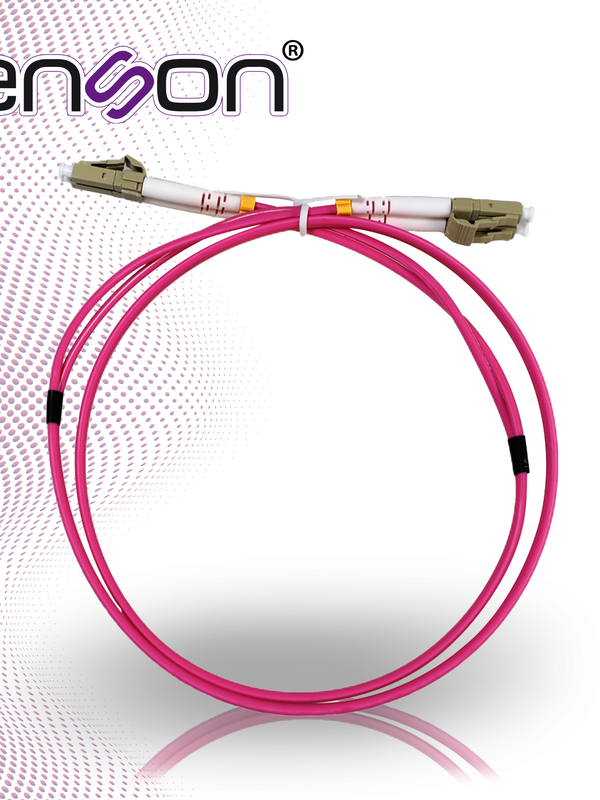 [ENS-JUMP060MM4] Jumper De Fibra Optica Enson Ens-jump060mm4 Forro De Pvc Tipo De Fibra Multimodo Om4 50/125 Micras Conectores Lc Duplex - Lc Duplex Longitud 2 Pie - 60 Cms
