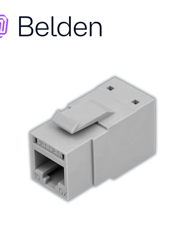 Conector Modular Jack Cat6a Rj45 Belden Rvamjkugy-s1 / Revconnect / Interior / Gris / Pieza