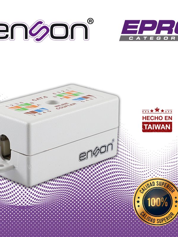 COPLE UTP ENSON EPRO-INCOP6 HILO A HILO CAT6 IDEAL PARA UNIR DE DOS SEGMENTOS DE CABLE UTP SIN TERMINAR, REQUIERE REMATADORA