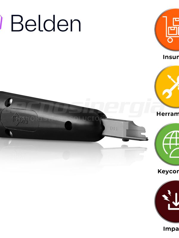 Herramienta Ponchadora Keyconnect Belden Ax100749 /interior / Negro
