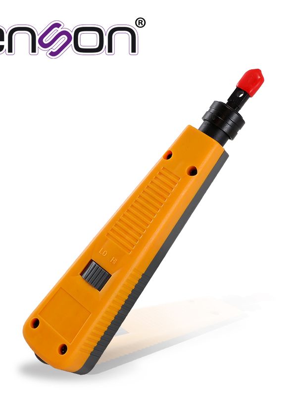 Herramienta De Impacto Enson Ens-tl057 Diseñado Para Cable Utp Y Ftp Con Cuchilla Doble 110 Y 66 Y Ajuste De Fuerza De Impacto