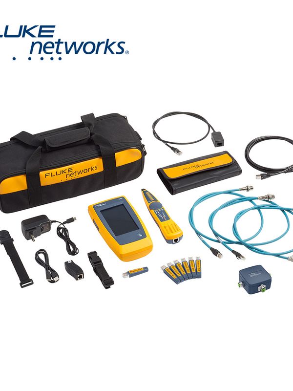 [CBAH2FLK24] TESTER DE CABLES Y DE RED LINKIQ FLUKE NETWORKS LIQ-KIT-IE CON ADAPTADOR MULTICONECTOR CON CORREA MAGNETICA, IDENTIFICACIONES REMOTAS RJ45 NO.1 A 7 CON MALETIN, SONDA INTELLITONE INCLUYE PATCH CORD RJ45/M12X, PATCH CORD RJ45/M12D, PATCH CORD RJ45/M8D ADAPTADOR MODULAR RJ45/11