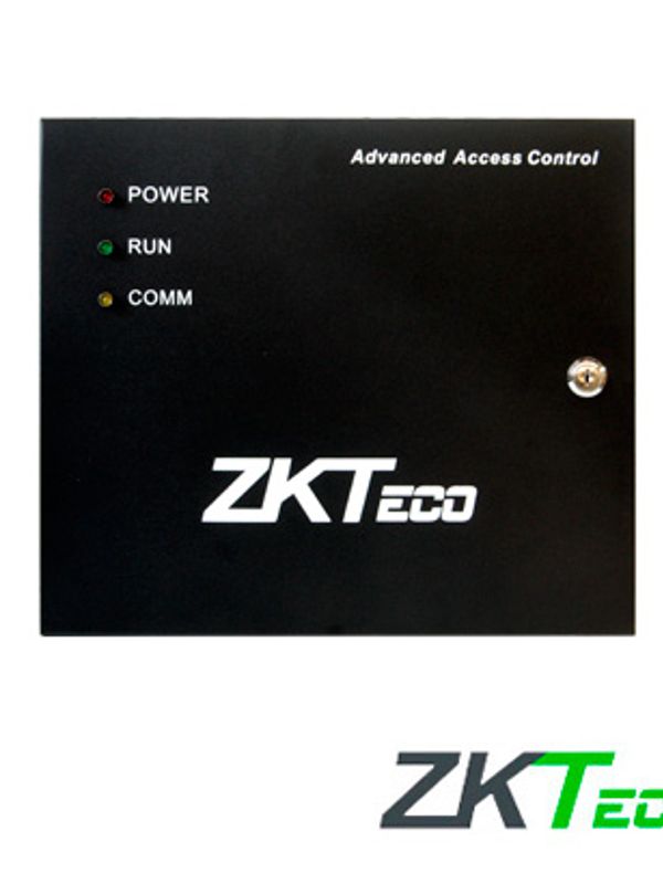 Panel De Control De Acceso Avanzado Zkteco Inbio260box Kit Gabinete Y Fuente 2puertas/4lectoras/3000huellas/30,000tarjetas/100,000registros Tcpip/rs485/2inoutaux Compatible Con Lectoras Serie Kr Y Fr Software Compatible Zkbio Cvaccess Sin Costo