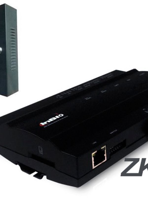 [INBIO160BOX] Panel De Control De Acceso Avanzado Zkteco Inbio160box Kit Gabinete Y Fuente 1puertas/2lectoras/3000huellas/30,000tarjetas/100,000registros Tcpip/rs485/, Compatible Con Lectoras Serie Kr Y Fr  Software Compatible Zkbio Cvaccess Sin Costo