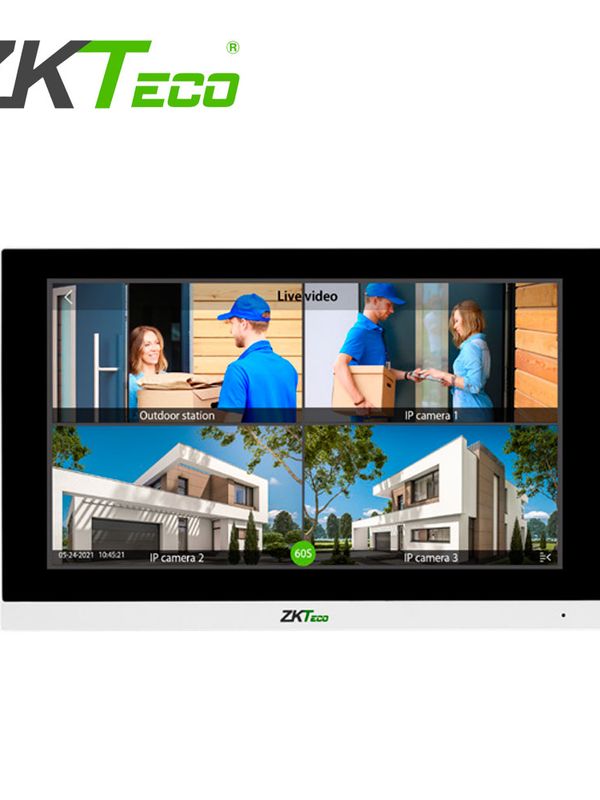Cc081zkt02 Monitor Ip Zkteco Vt07-b01 / Comunica Unicamente  Con Serie Senseface/ Pantalla Tactil De 7 Pulgadas / Comunicacion Tcp/ip / Admite  Conexion Sip Con Equipos Senseface  Para Funcion De  Videoportero/ Soporta  Protocolo Onvif