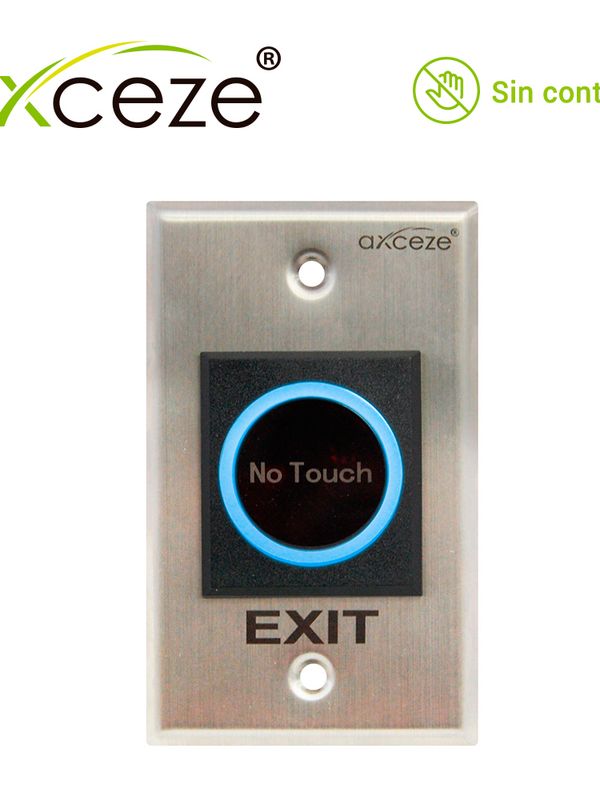 Boton Sin Contacto No-touch Ax-touch1 Relay Integrado Boton De Activacion Inmediata Con Led.