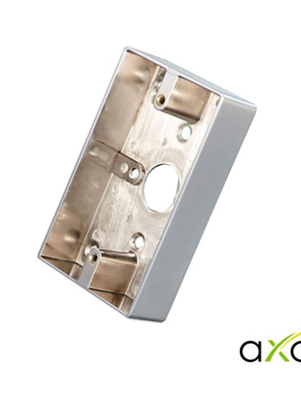 [AX-PBOX70114] Caja Para Boton Axceze Ax-pbox70114 Dimensiones 114 X 70 X 25mm Fabricada En Aluminio Ideal Para Montaje Superficial