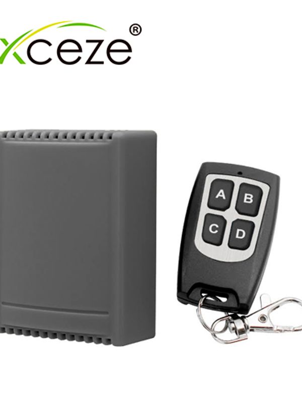 Receptor Inalambrico Con Control Remoto De 4 Botones Axceze Ax-rec40