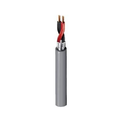 [9266] Bobina de 305 Metros (1000 Pies) 2 X 16 AWG Blindado Color Gris Riser P/ Audio