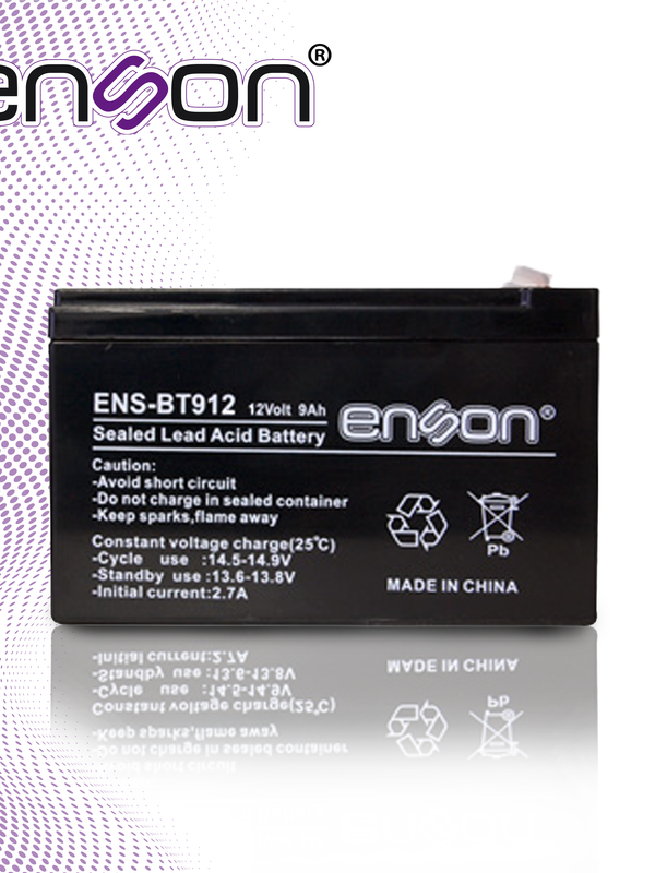 [ENS-BT912] Bateria De Respaldo Enson Ens-bt912 12vdc 9a Base Plomo-acido Para Fuentes De Poder Y Sistemas De Respaldo