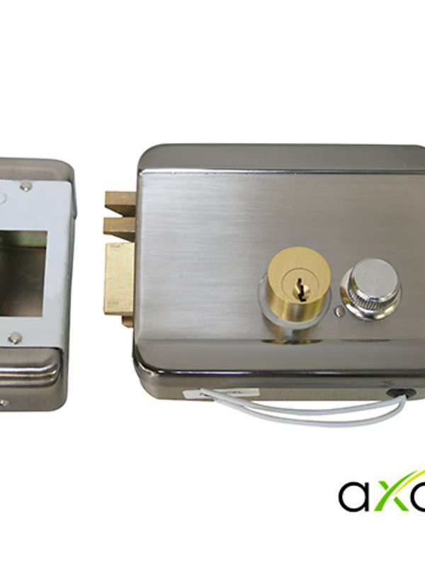 [CCM51AXC03] CERRADURA ELECTROMECANICA AXCEZE AX-LOCKL  ORIENTACION IZQUIERDA INSTALACION  SOBRE PONER  APERTURA INTERNA POR BOTON FABRICADA EN ACERO