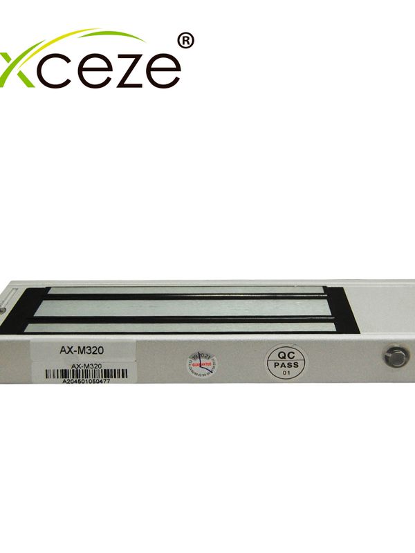 Chapa Magnetica Axceze Ax-m320 Ejerce Una Fuerza De Sujecion De 300 Libras (158kg) Fabricado En Aluminio Dimensiones 20.5 X 170 X 37 Mm Ideal Para Puertas Abatibles De Madera O Aluminio