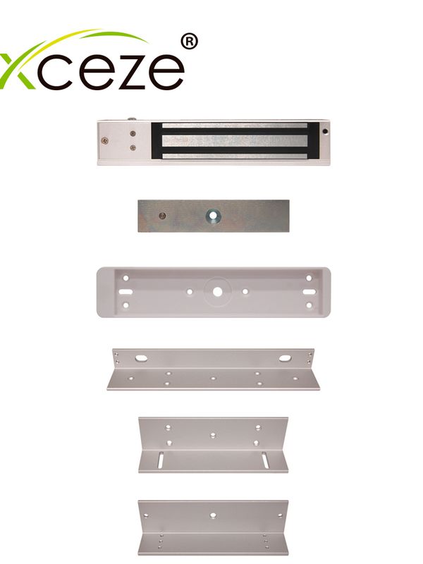 Mzl620 Kit Con 1x Chapa Magnetica Ax-m620lds + 1x Bracket Tipo Zl Ax-m620zl Para Puerta De Madera O Metal