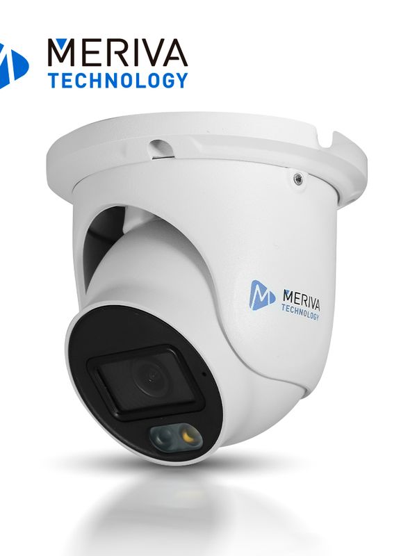 [MTD-202FS4D] Camara Ip Turret Meriva Technology Mtd-202fs4d / 2mp / H.265+ / 2.8mm / Iluminacion Dual (20 - 30m Ir / Luz Calida) / Ip67 / Metalica / 12 Vcd / Poe / Soporta Micro Sd Hasta 256 Gb (no Incluida) / Entrada De Audio / Microfono Integrado / Mia 2.0 / Onvif / Analitica Cruce De Linea E Intrusion Al Area