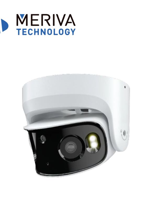 [CI111MER72]  CAMARA IP PANORAMICA 180 GRADOS MERIVA TECHNOLOGY MPC-204 / 8 MP / H.265S / 2 LENTES 3.5MM / 20M IR / IP67 / IK10 / METALICA / 12 VCD / POE / SOPORTA MICRO SD HASTA 256 GB (NO INCLUIDA) / 1 ENTRADA + 1 SALIDA DE AUDIO / 1 ENTRADA + 1 SALIDA DE ALARMA / MICROFONO OMNIDIRECCIONAL / SPEAKER INTEGRADO / MIA 2.0 / ONVIF /  RECONOCIMIENTO DE ROSTRO INTEGRADO