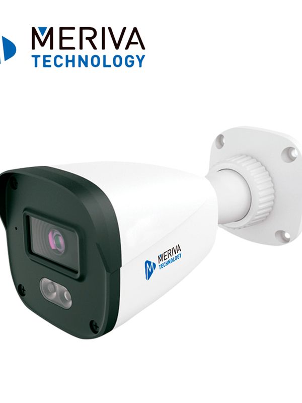 Camara Ip Bullet Meriva Technology Mob-203d / 2mp / H.265+ / 2.8mm / Iluminacion Dual (20-30m Ir / 10-20m Luz Blanca) / Ip67 / Metal-plastica / Solo Poe / Microfono Integrado / Mia 2.0 / Onvif / Video Estructurado Intrusion - Cruce De Linea