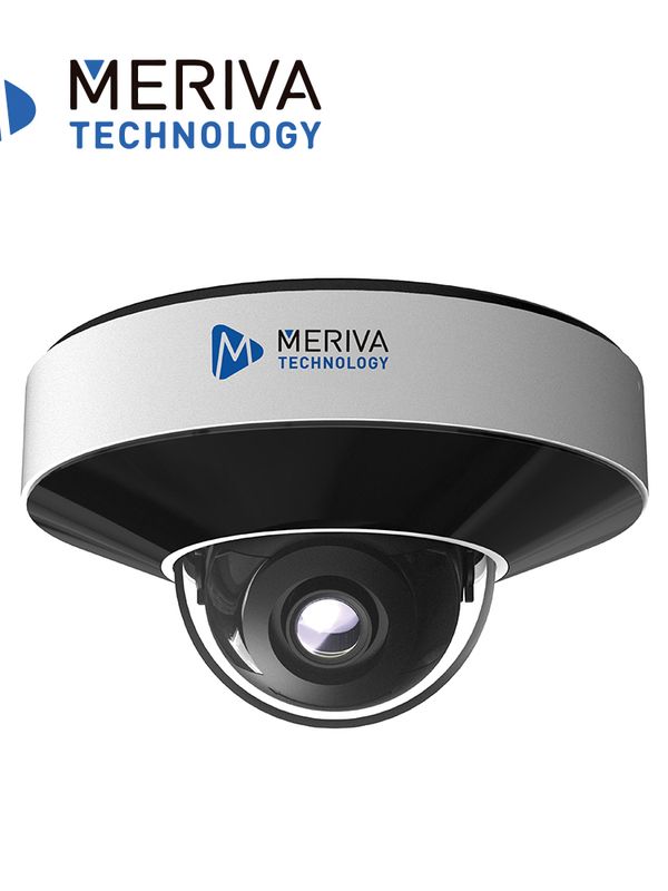 Camara Ip Domo Meriva Technology Mfd-eb600f / 6 Mp / H.265+ / 2.8 Mm / 10 - 20m Ir / Ip67 / Metalica / 12 Vcd / Poe / Soporta Micro Sd Hasta 256 Gb (no Incluida) / 1 Entrada + 1 Salida De Audio / 1 Entrada + 1 Salida  De Alarma / 2 Microfonos Integrados / Mia 2.0 / Onvif / Face Recognition Con Nvr Serie Main / Video Estructurado Integrado - Conteo De Objetivos