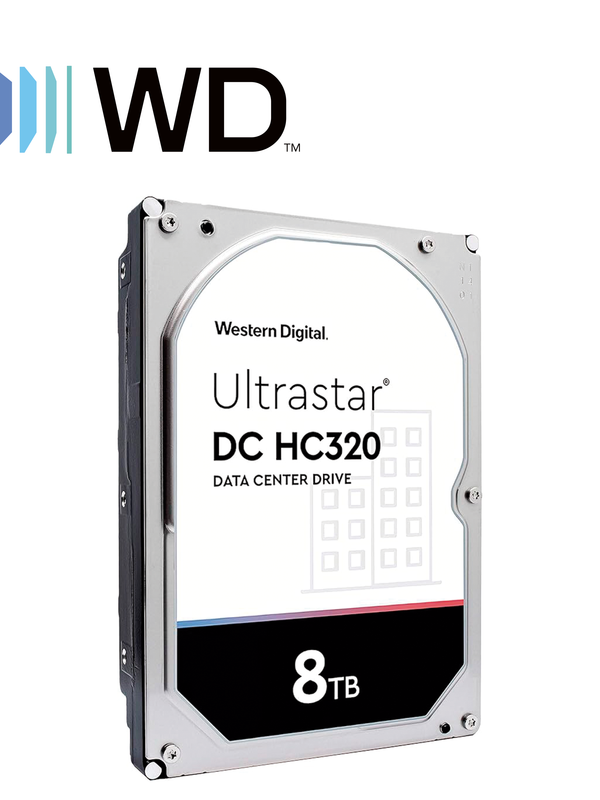 Dd Disco Duro 8tb 3.5" Sata Wd Ultrastar Hus728t8tale6l4 Almacenamiento En La Nube E Hiperescala, Centro De Datos De Alta Densidad, Big Data Analytics, Analitica En Videovigilancia