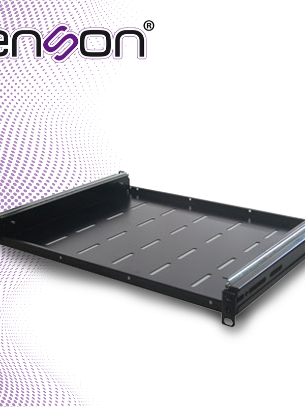 [EC040ENS03] CHAROLA CORREDIZA ENSON ENS-RTM1 FIJACION A CUATRO PUNTOS VENTILADA IDEAL PARA LA COLOCACION DE TECLADOS EN SITE DE 1 UNIDAD DE RACK, COMPATIBLE CON GABINETES ENSON