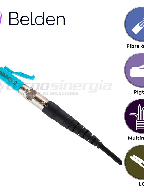 [EC050BEL25] CONECTOR DE EMPALME FX FUSION MULTIMODO BELDEN FT3LC900FS01 / OM3 / AQUA / LC SIMPLEX / INCLUYE MANGA TERMOCONTRACTIL