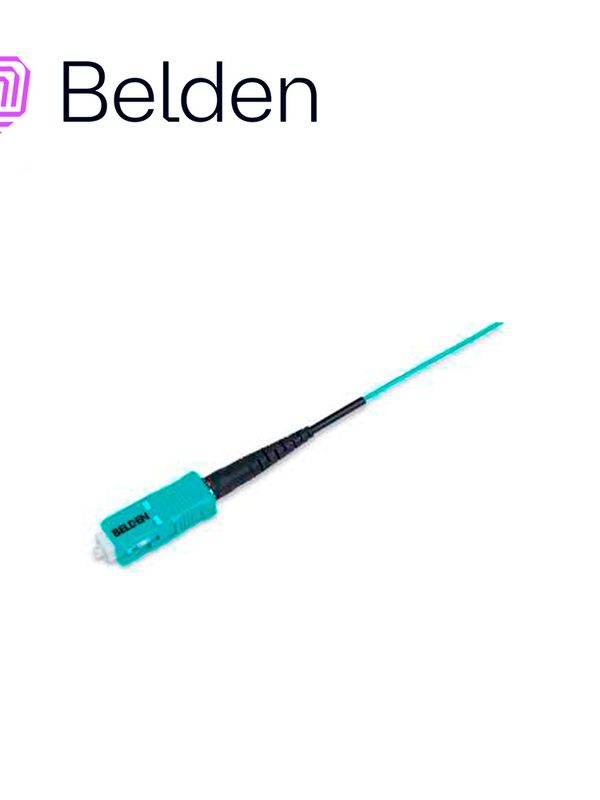 [EC050BEL26] CONECTOR FX FUSION PARA FIBRA OPTICA SPLICE-ON BELDEN FT3SC900FS01 TIPO DE FIBRA MULTIMODO OM3 CONECTOR SC/UPC SIMPLE COLOR AQUA ESTILO TERMINACION EMPALME POR FUSION REQUIERE ARMARSE INCLUYE MANGA TERMOCONTRACTIL USO INTERIOR REQUIERE HOLDER FAMILIA 1,2,3. BELDEN DEPENDE DE FUSIONADORA FUJIKURA FSM-70S, SUMITOMO QUANTUM, FIBER FOX 6S MODELO FXFSSHFM1, BELDEN FXFSTOSPL, LLSINTECH KF4A MODELO FXFSS