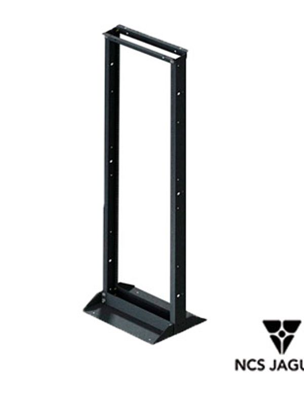 Rack Vertical Ncs Jaguar Ncs-rl-12-28jl Rack De 2 Postes De 28ur Capacidad De Carga De 400kg Ur Marcadas Preparado Para Anclaje En Piso O Techo Postes Para Tornillo 12-24 5/8 Incluye Herramienta Para Su Armado No Incluye Tornilleria Para Montaje De Accesorios Cumple Con Norma Eia