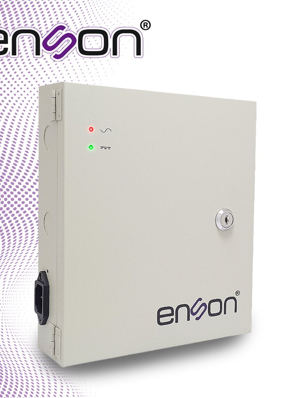 FUENTE DE PODER TIPO CAJA ENSON PSB-1218 12VDC 10A 18 CANALES DE 0.5A CADA UNO IDEAL PARA CCTV Y CONTROL DE ACCESO