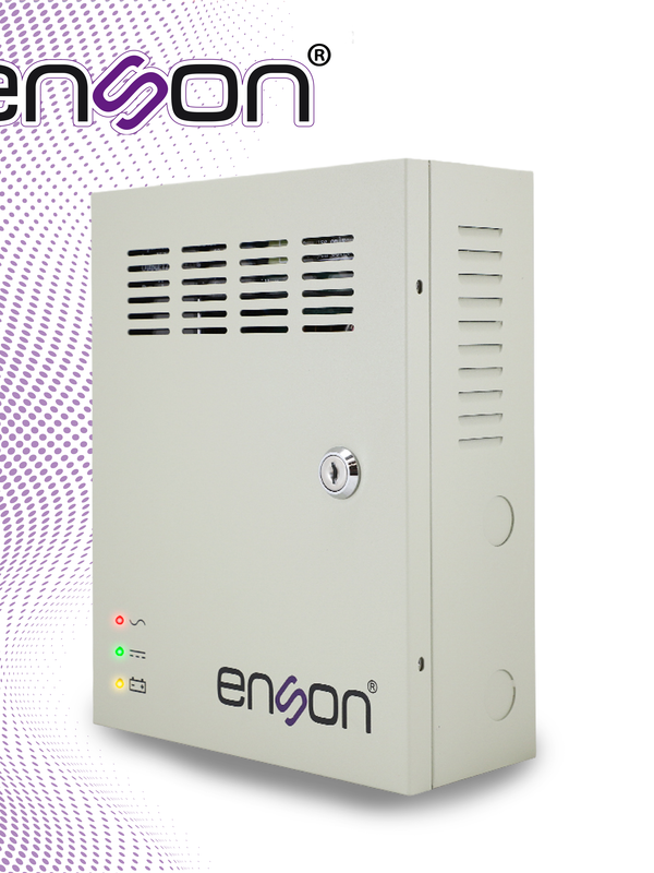 [FP123ENS05] FUENTE DE PODER TIPO CAJA ENSON PSB-1209BACKUP 12VDC 5A 9 CANALES DE 0.55A CADA UNO Y SOPORTE DE BATERIA DE RESPALDO (NO INCLUYE BATERIA) IDEAL PARA CCTV Y CONTROL DE ACCESO, BATERIAS COMPATIBLES BT412/BT712/BT912