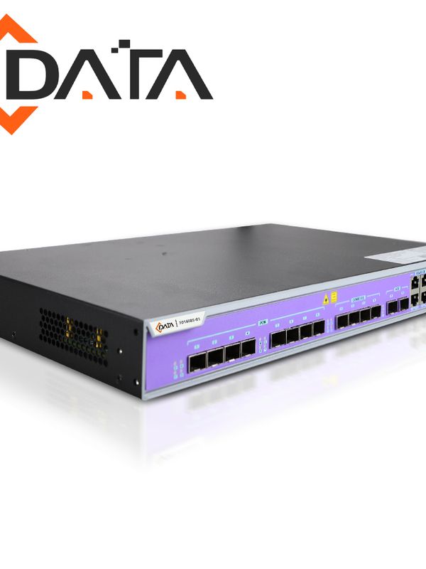 [GPIH1CDT01] GPON OLT C-DATA FD1608S-B1 / 8 PUERTOS PON SFP SC-UPC / 4 PUERTOS COMBO RJ45 GIGABIT ETHERNET MAS 4 UPLINK SFP GIGABIT / 2 PUERTOS SFP PLUS 10 GIGABIT / RACKEABLE 1U / DIVISION DE HASTA 128 / DISTANCIA HASTA 20KM / FUENTE REDUNDANTE