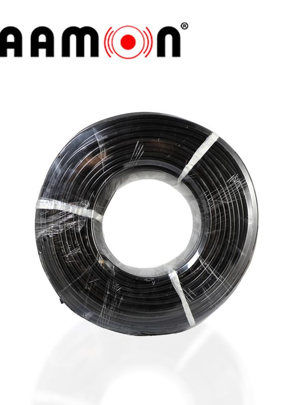 [IE300PAM01] CABLE DOBLE AISLADO DE ALTO VOLTAJE/ USO EN CERCAS ELECTRIFICADAS/ CALIBRE 16/ ANTI-OXIDABLE/ FACIL MANEJO/ ALTA CONDUCTIVIDAD/ DIAMETRO UNIFORME/ 100MTS. COLOR NEGRO