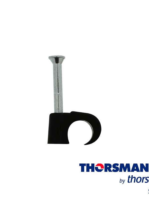 [INS41THO01] GRAPAS REFORZADA SUJETHOR THORSMAN 3103-00301 TC 7-10 RC 1PULG CAJA /100PZAS NEGRO, IDEAL PARA CABLE UTP, CLAVO GALVANIZADO, GRAPA DE POLIETILENO RESISTENTE AL IMPACTO, CORROSION, HUMEDAD Y CLIMAS EXTREMOS