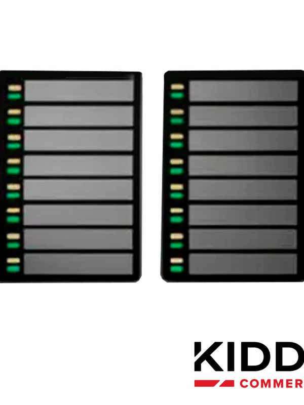 Anunciador Led De 16 Zonas Kidde D16l-vs / 2 Leds Por Zona Compatible Con Panel Vs4 Maximo 2 Anunciadores Por Panel