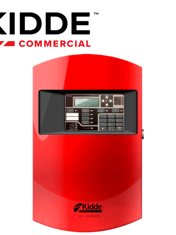 [IP020EDW52] PANEL DE INCENDIO INTELIGENTE KIDDE VS1-R / ROJO / VERSION EN INGLES, CON 1 LAZO DIRECCIONABLE CLASE A O B PARA HASTA 64 DISPOSITIVOS, 2 NAC CLASE B, ALIMENTACION 110/120 VCA, CAPACIDAD PARA 2 BATERIAS DE 12V 10AH