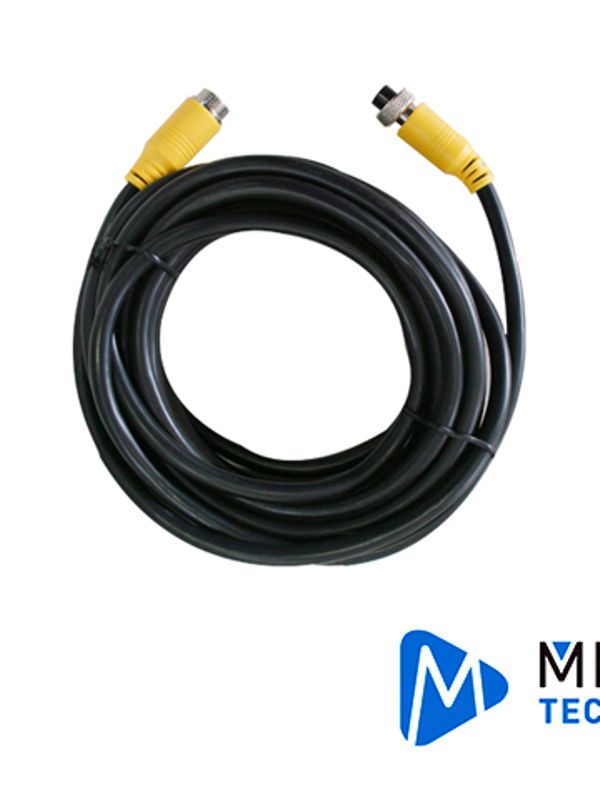 Cable Din De Aviacion Streamax Mcbl50 / 4 Pines / 5 Metros / Compatible Con Camaras Ahd