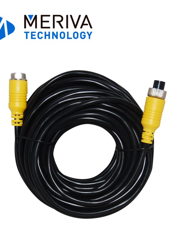 [MOB50MER13] CABLE DIN DE AVIACION SERIE ECO MERIVA TECHNOLOGY MBCE110 / 4 PINES / 10 METROS / COMPATIBLE CON CAMARAS AHD