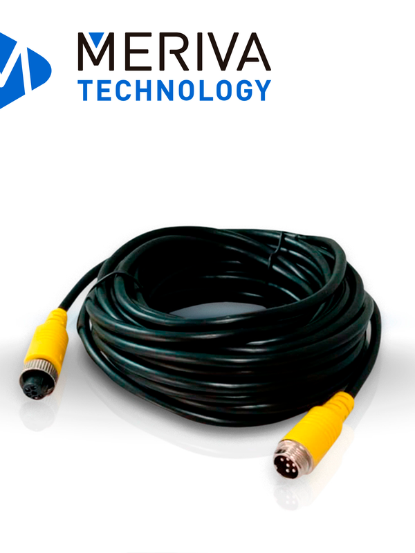 [MOB50MER18] CABLE DIN DE AVIACION SERIE ECO MERIVA TECHNOLOGY MCBEIP70 / 6 PINES / 7 METROS / COMPATIBLE CON CAMARAS IP