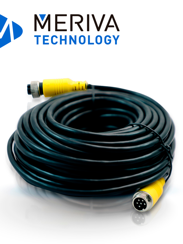 [MOB50MER19] CABLE DIN DE AVIACION SERIE ECO MERIVA TECHNOLOGY MCBEIP1150 / 6 PINES / 15 METROS / COMPATIBLE CON CAMARAS IP