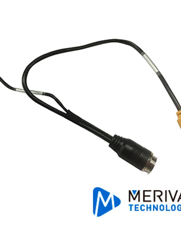 Cable Convertidor Din De Aviacion Streamax M10p48000 / De 10 Pines A 4 Pines / Conector Rs232 / Salida De Video / Compatible Con Mdvr M1n2.0 Y  Ma04kit