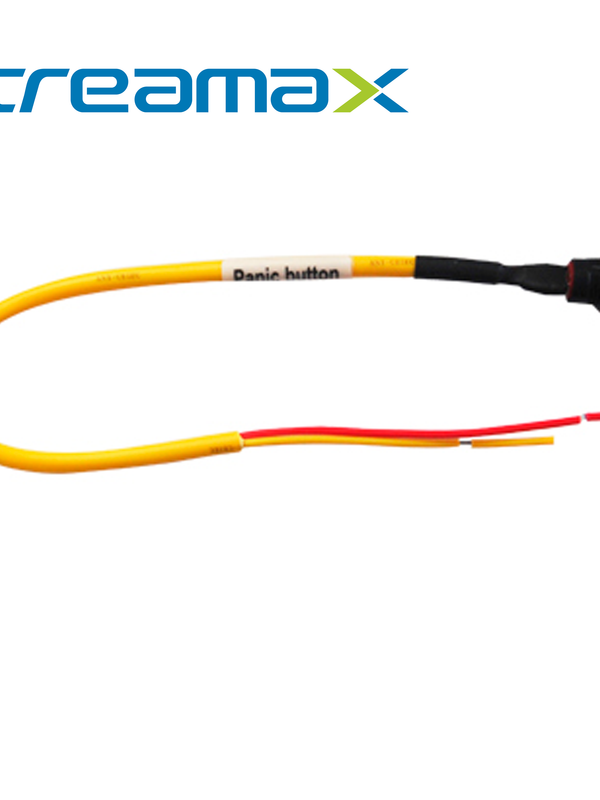 Boton De Panico Streamax Panic Button / Cableado / Uso En Caso De Emergencias O Panico Para El Conductor O El Vehiculo / Compatible Con Cualquier Mdvr (se Requiere Modulo De Alarma)