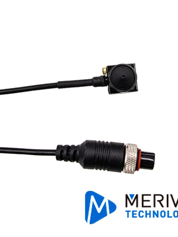 [MOC10MER10] CAMARA OCULTA TIPO PINHOLE MERIVA TECHNOLOGY MC409HD / 1.3MP / 3.7MM / IP54 / CONECTOR DIN 4 PINES / 12 VCD / INTERIOR / MICROFONO INTEGRADO