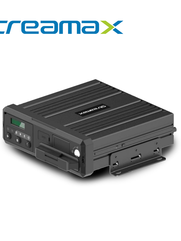[MOD8AMER01] DVR MOVIL 8CH STREAMAX MV3N-ALPR / 4CH AHD + 4CH IP (RJ45) / 2MP / 2 SALIDAS DE AUDIO / 8 ENTRADAS + 1 SALIDA DE AUDIO / 8 ENTRADAS +  2 SALIDAS DE ALARMA / MODULO 4G / GPS / MODULO WIFI / 1 PUERTO USB / 1 PUERTO LAN / SOPORTA 1 SD HASTA 256 GB + 1 SATA SSD 2.5 HASTA 2 TB / 8-36 VCD